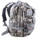 Rucsac tactic militar, Capacitate 30L, Impermeabil, Negru, 43x24x25 cm