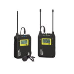 Sistem wireless Lensgo LWM-328C UHF 100 CH cu Microfon lavaliera Transmitator si Receiver b1rf_273272085
