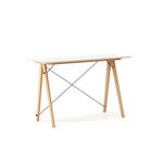 Masa de birou Desk Slim Beech Light Grey, L120xl50xh75 cm