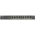 GS308PP Unmanaged Gigabit Ethernet (10/100/1000) Power over Ethernet (PoE) Black, Netgear