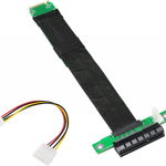 Cablu de extensie M.2 la PCI-E X4 SinLoon, negru/verde, 18 cm