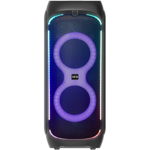 Boxa portabila Akai DJ-Y7L, Bluetooth, 2 x microfon fara fir, telecomanda, 200 W RMS, Negru