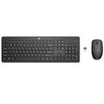 HP Kit HP 235 - Tastatura Wireless, USB, Black + Mouse Optic, USB Wireless, Negru, HP