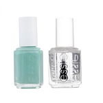 Set manichiura/pedichiura Nail Lacquer No.99 Mint Candy Apple, 13.5ml + Topcoat Good to go, 5ml, Essie, Essie