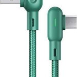 Cablu date Usams, USB to Micro USB, Gaming design, 120 cm, Verde, Usams
