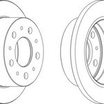 Disc frana pentru citro n jumper fiat ducato peugeot boxer, FERODO