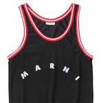Marni MARNI T-SHIRT SHOPPING BAG BLACK