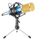 Microfon Profesional Karaoke BM80, si Inregistrare Vocala, Gold Negru