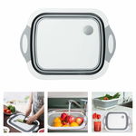 Tocator 3 in 1 multifunctional, pliabil, scurgator, uscator pentru alimente, Tenq.ro