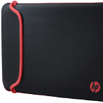 Husa laptop HP Chroma Sleeve, 14", negru/rosu