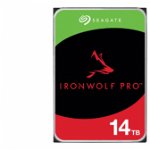 Hard Disk NAS SEAGATE IronWolf Pro, 14TB, 7200RPM, SATA3, 256MB, ST14000NT001