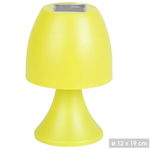 Lampa solara model veioza 19cm, galben