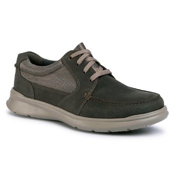 Pantofi CLARKS - Cotrell Lane 261486527 Olive Combination