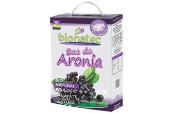 Suc Natural de Aronia Concentrat, 3 l, Bionatec, PLANTECO