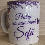 Cana ceramica Pentru cea mai buna Sefa
