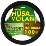 Husa volan RoGroup, piele naturala