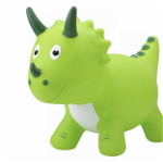 Jucarie gonflabila Dinozaur de calarit, verde