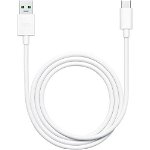Cablu Date si Incarcare Oppo USB la USB Type-C DL129, 1 m, VOOC Flash Charge, Alb
