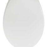 Capac de toaleta, Wenko, Delos, 37.5 x 44.5 cm, duroplast/inox, alb, Wenko