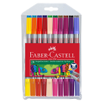 Carioci, 20 culori/set, 2 Capete Faber-Castell, Faber-Castell