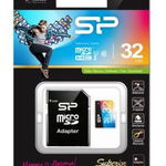 Card memorie, Silicon Power, 32 GB, MicroSDHC, UHS-I, 90MB/s / 45MB/s, Negru