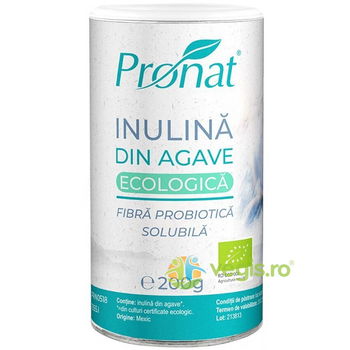 Inulina din Agave Ecologica/Bio 200g, PRONAT