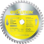 Disc pentru fierastrau circular, taiere inox Evolution S185TCT-48CS-7171, O185x20 mm, 48 dinti, EVOLUTION