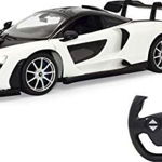 Masinuta cu telecomanda Jamara McLaren Senna, 1:14, 340 x 154 x 87 mm, Alb / Negru, Jamara