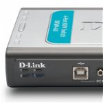 Switch KVM 4 porturi, USB, 2 seturi cabluri incluse, D-Link (DKVM-4U), D-LINK
