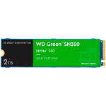 SSD WD Green SN350 2TB M.2 2280 PCIe Gen3 x3 NVMe QLC, Read/Write: 3200/3000 MBps, IOPS 500K/450K, TBW: 100, Western Digital