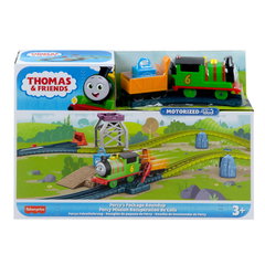 Set de joaca - Locomotiva Percy Motorizata si Accesorii | Fisher-Price, Fisher-Price