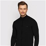 Calvin Klein Cardigan Es Superior Wool Zip Thru Jacket K10K108196 Negru Regular Fit