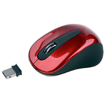 Mouse Intex ZAP KOM0090, optic wireless, rosu
