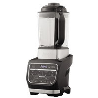 Blender & Soup Maker Ninja HB150, 1000W, 1.7L, 10 programe Auto-IQ, 71°C-100°C, auto-curatare, program gemuri, 5 portii simultan, supa in 20min, zdrobire gheata, recipient sticla borosilicata, multifuncțional, 6 setari manuale, negru/inox