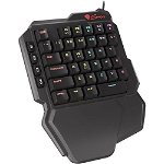 Tastatura mecanica, Genesis, Iluminare RGB, Negru