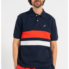 Tricou polo din material pique Holt, Nautica