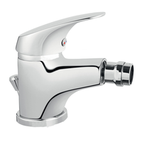 Baterie bideu FERRO Combo BCM6, alama sanitara, argintiu