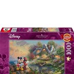 Puzzle 1000 de piese - Thomas Kinkade - Disney - Sweethearts Mickey and Minnie | Schmidt, Schmidt