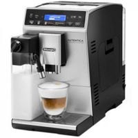 Espressor automat De'Longhi Autentica Cappuccino ETAM 29.660.SB, 1450W, 5 tipuri de bauturi, 15 bari, Carafa pentru lapte, Sistem LatteCrema, Rasnita cu 13 setari, Argintiu