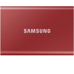 Portable T7 Red 500GB USB 3.2 tip C, Samsung