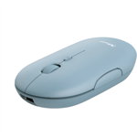 Mouse Wireless TRUST Puck, 1600 dpi, albastru deschis