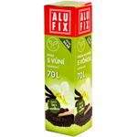 Saci 70L pentru coșuri de gunoi cu bandă retractabilă cu aromă ceaiului de vanilie, Alufix