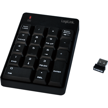 Tastatura numerica Logilink WS, negru