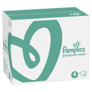 Scutece Pampers Premium Care XXL Box Marimea 4, 9-14 kg, 168 buc