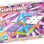 Set constructie magnetic 98 piese classic trendy supermag, Supermag