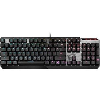 Tastatura gaming, Msi Vigor GK50 Low Profile TKL, SUA, Negru