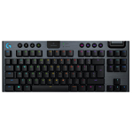 Tastatura mecanica gaming Logitech G915 TKL Ultraslim Tenkeyless Lightspeed RGB Layout US Black 920-009503