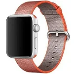 Curea iUni compatibila cu Apple Watch 1/2/3/4/5/6/7, 38mm, Nylon, Woven Strap, Red Velvet, iUni