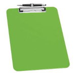 Clipboard Wedo A4 simplu verde, cu suport pentru pix 576611, Art Office