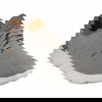 Pantofi sport de piele ecologica, cu insertii de plasa